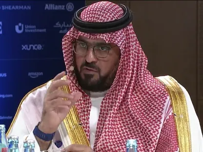 وزير الاقتصاد السعودي فيصل الإبراهيم خلال مشاركته في منتدى حوار برلين العالمي. 24 أكتوبر 2025 - الشرق