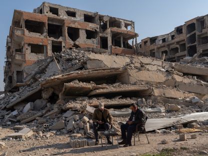 مبانٍ مدمرة جراء القصف في ضواحي دمشق، سوريا (أرشيفية) - بلومبرغ