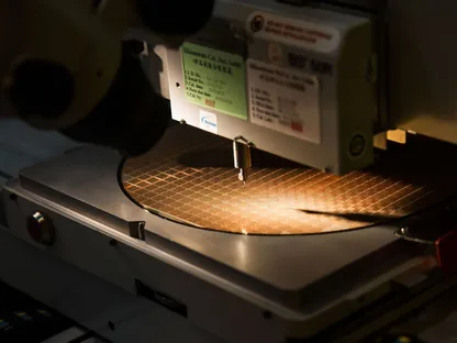 رقائق إلكترونية في منشأة سيليكون وير للصناعات في تايشونغ، تايوان - المصدر: بلومبرغ