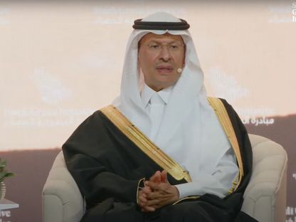 الأمير عبد العزيز بن سلمان وزير الطاقة السعودي خلال منتدى \"مبادرة السعودية الخضراء\" بالرياض، الثلاثاء 3 ديسمبر 2024 - الشرق