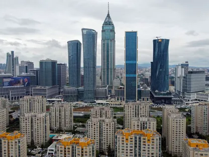 مجمعات سكنية وناطحات سحاب في \"مركز إسطنبول المالي\" إسطنبول، تركيا - المصدر: بلومبرغ