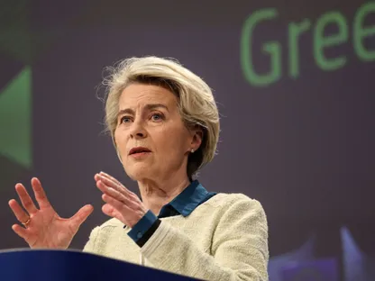 أورسولا فون دير لاين، رئيسة المفوضية الأوروبية - المصدر: بلومبرغ