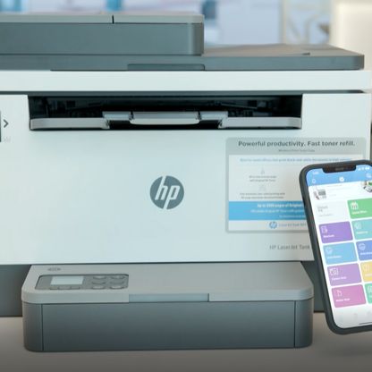 طابعة "HP LaserJet Tank" توفر 90% من النفايات