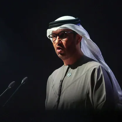 سلطان الجابر، الرئيس التنفيذي لشركة "أدنوك" - بلومبرغ