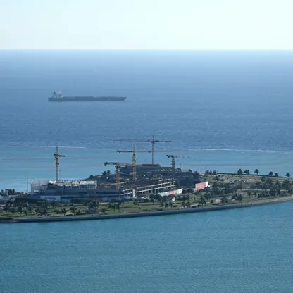 سفينة في البحر قبالة ساحل ينبع، السعودية - AFP