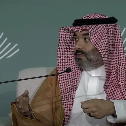 وزير الاتصالات السعودي عبد الله السواحة يتحدث في 'ملتقى ميزانية 2025' بالرياض، 27 نوفمبر 2025 - الشرق