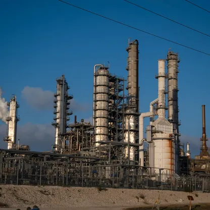 مصفاة "فاليرو" في كوربوس كريستي بولاية تكساس الأميركية، يوم السبت 28 فبراير 2026 - بلومبرغ