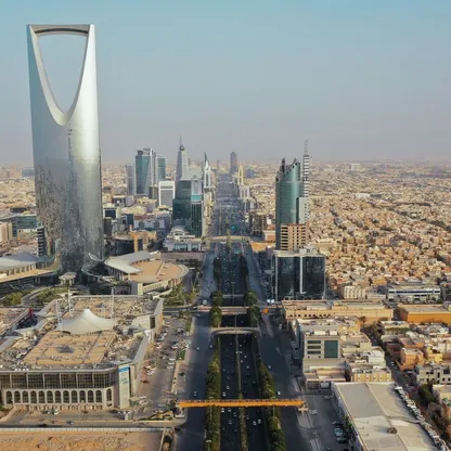 صورة جوية للعاصمة السعودية الرياض.. المملكة تسعى لتعزيز ثقة المستثمرين الأجانب وتعميق السوق المالية - المصدر: بلومبرغ