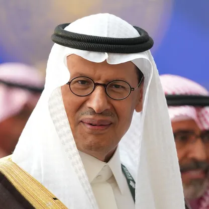 الأمير عبدالعزيز بن سلمان، وزير الطاقة ووزير الصناعة والثروة المعدنية - المصدر: بلومبرغ