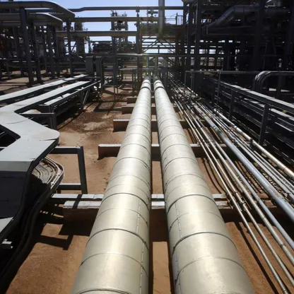 أنابيب غاز - المصدر: بلومبرغ