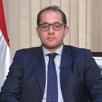 وزير المالية المصري أحمد كجوك - المصدر: بلومبرغ