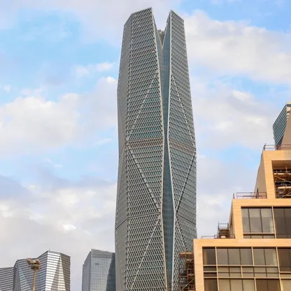 برج صندوق الاستثمارات العامة السعودي في الرياض، المملكة العربية السعودية - المصدر: بلومبرغ