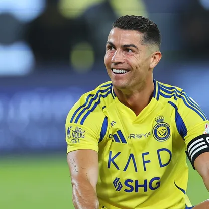 كريستيانو رونالدو بقميص نادي النصر السعودي. - بلومبرغ
