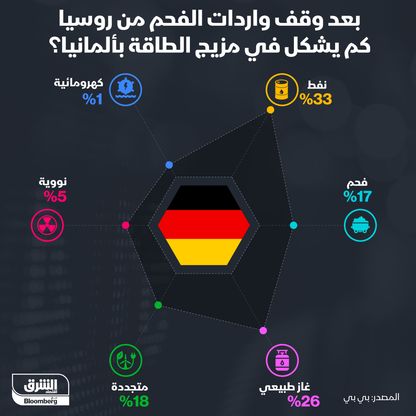 كيف يبدو مزيج الطاقة في ألمانيا؟ - المصدر: الشرق