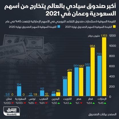 إنفوغراف.. أكبر صندوق سيادي في العالم يرفع استثماراته في الأسهم الإماراتية