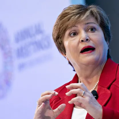 كريستالينا غورغييفا، مديرة صندوق النقد الدولي - المصدر: بلومبرغ