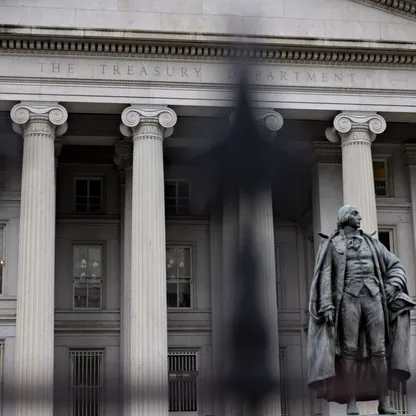 مبنى وزارة الخزانة الأميركية في العاصمة واشنطن - المصدر: بلومبرغ