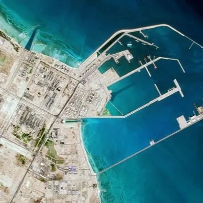 ميناء راس لفان شمال الدوحة حيث يتم تصدير الغاز الطبيعي المسال القطري. - المصدر: بلومبرغ