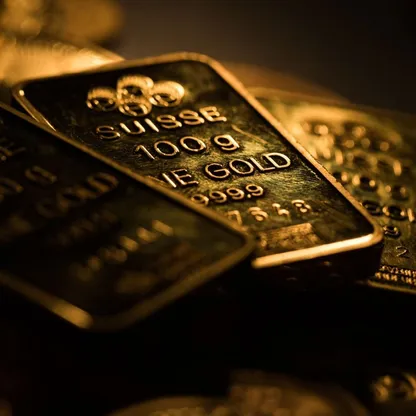 سبائك ذهب وزن 100 غرام في لندن، المملكة المتحدة - المصدر: بلومبرغ