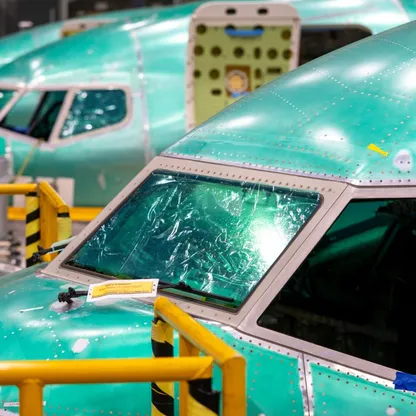 طائرات "بوينغ" (Boeing) في منشأة التصنيع التابعة للشركة في رينتون، ولاية واشنطن، الولايات المتحدة الأميركية - بلومبرغ