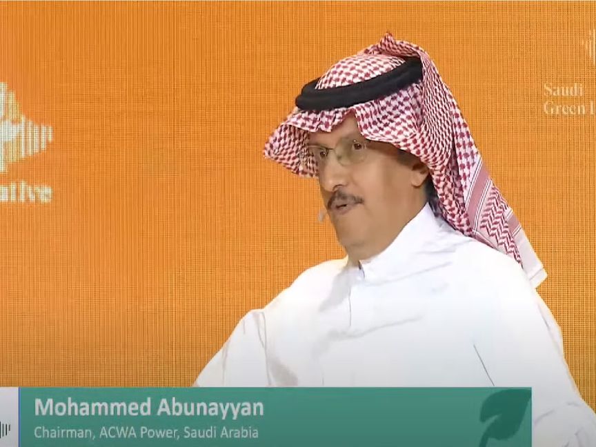 محمد أبونيان رئيس مجلس شركة أكوا باور - المصدر: الشرق