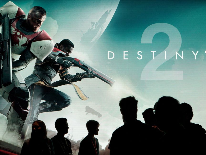 لعبة "Destiny 2" التي طورتها شركة بونجي خلال معرض ألعاب إلكتروني في لوس أنجلوس.  - المصدر: بلومبرغ