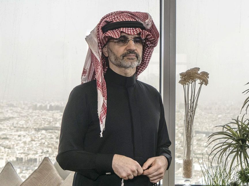 الأمير الوليد بن طلال، مؤسس ورئيس "المملكة القابضة" - المصدر: بلومبرغ
