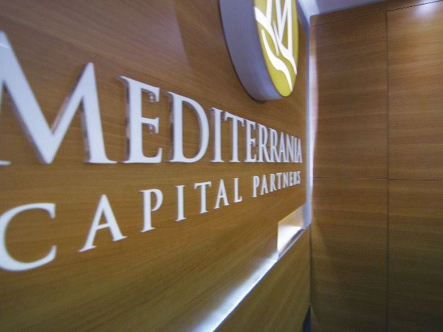 شعار شركة "Mediterrania Capital Partners" الذي يوجد مقرها الرئيسي في مالطا - المصدر: موقع mcapitalp.com