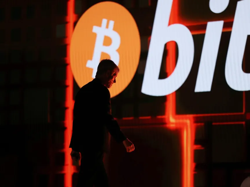 مايكل سايلور خلال مؤتمر "بتكوين 2025" في لاس فيغاس، نيفادا، أميركا - بلومبرغ