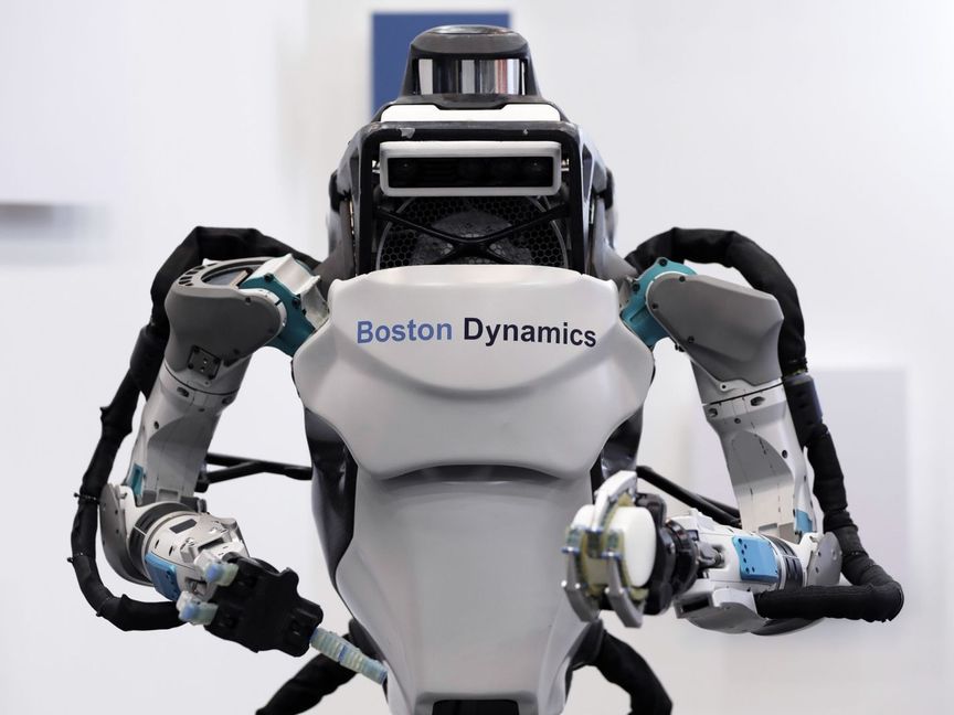 روبوت من تصنيع شركة "بوسطن ديناميكس" (Boston Dynamics) - المصدر: بلومبرغ