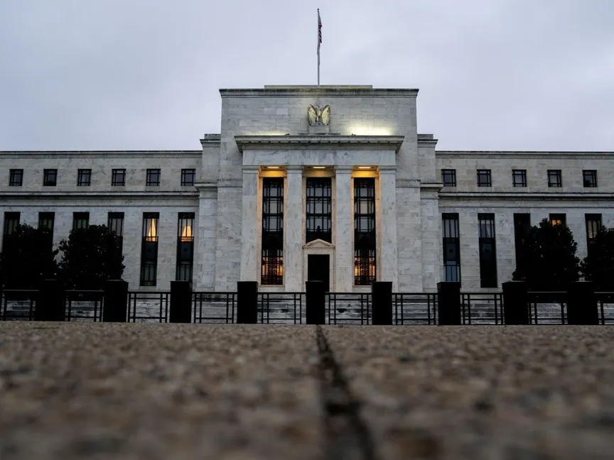 مبنى الاحتياطي الفيدرالي الأميركي في العاصمة واشنطن. الولايات المتحدة - المصدر: بلومبرغ