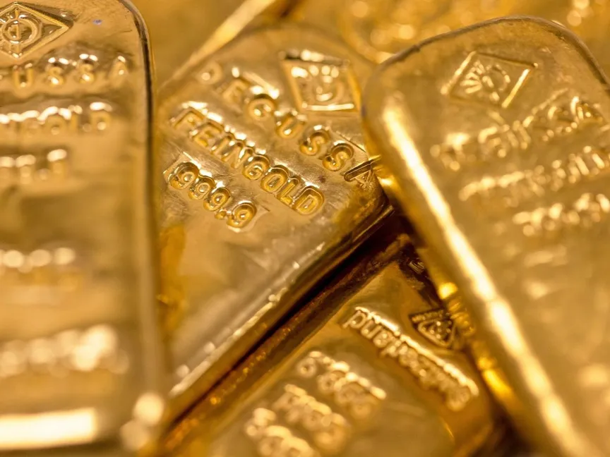 سبائك ذهبية من وزن 250 غراماً - المصدر: بلومبرغ