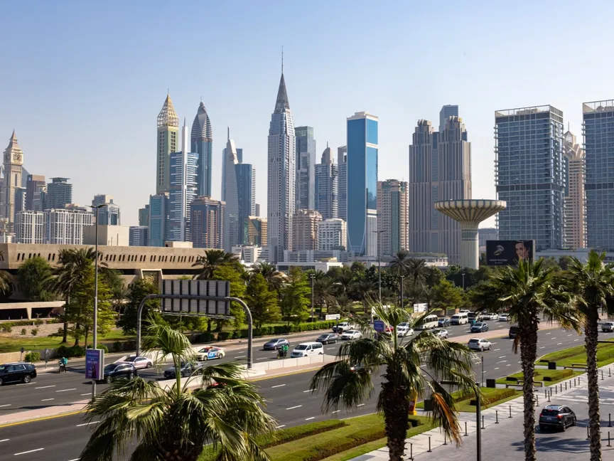 أبراج سكنية ومكتبية في دبي، الإمارات العربية المتحدة - بلومبرغ