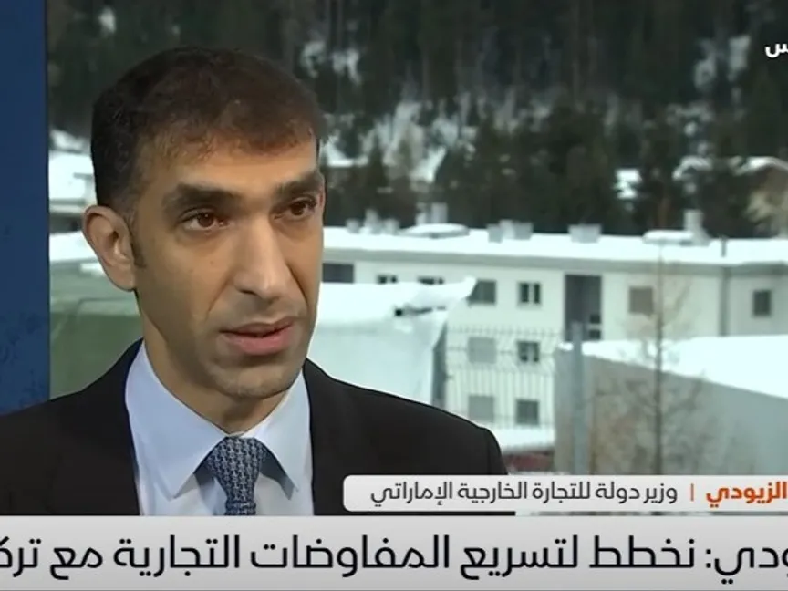 ثاني الزيودي وزير الدولة للتجارة الخارجية الإماراتي - الشرق
