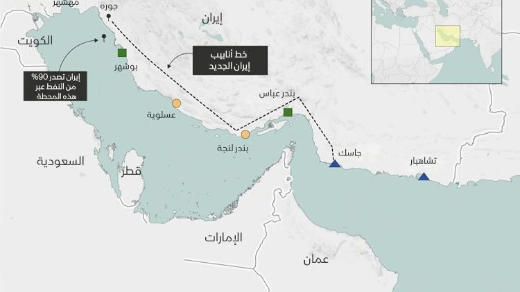 من الصفر إلى الصفر: الحصار الأميركي يوقف ميناء إيران البديل للالتفاف على مضيق هرمز 