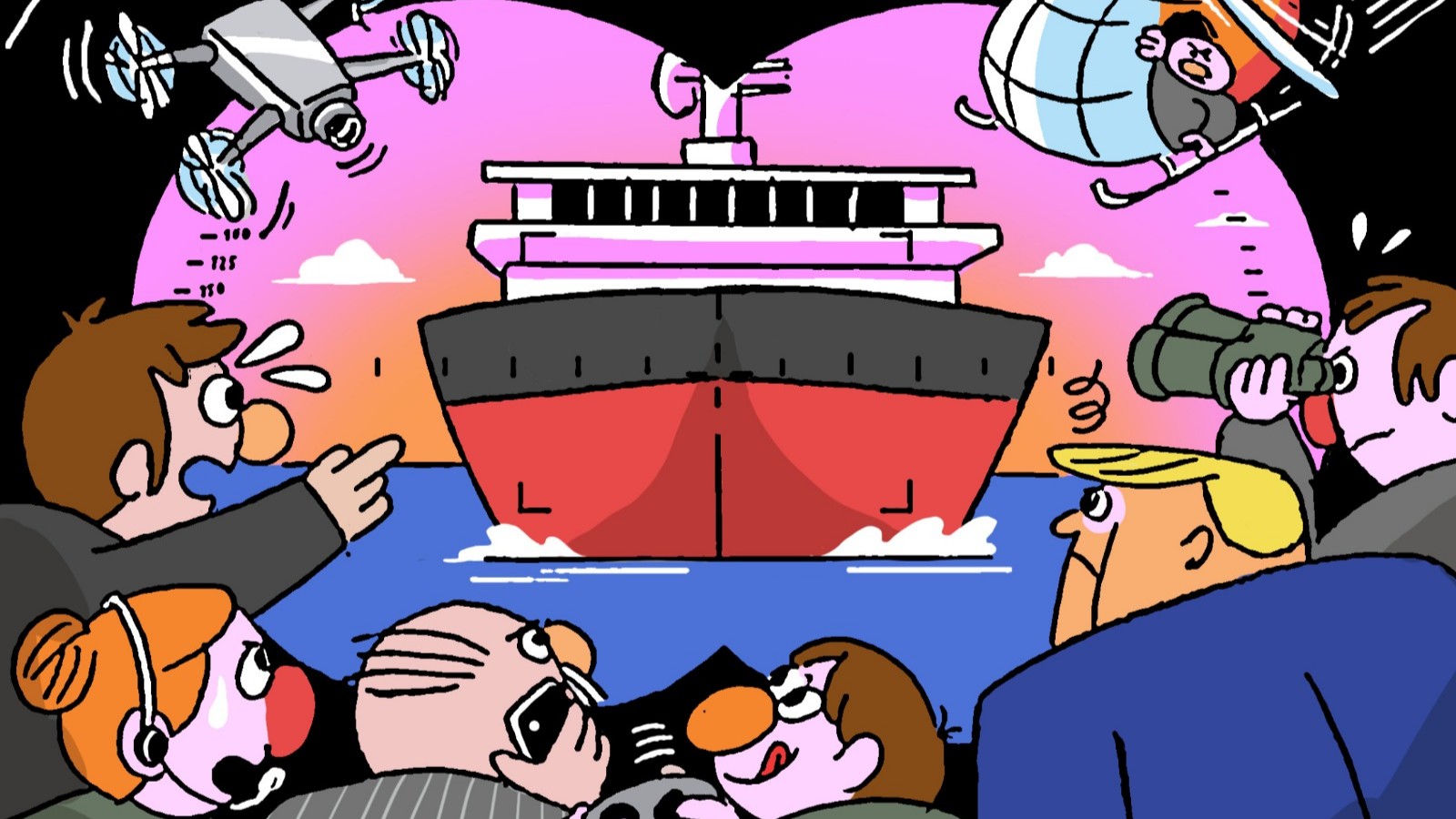 لعبة قط وفأر عبر البحار بحثاً عن الناقلات المخالفة 