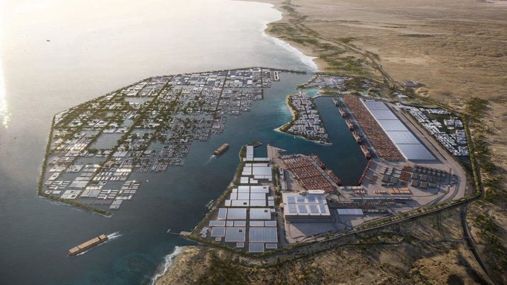 quot;نيومquot; السعودية تروج لمسار تجاري جديد يصل أوروبا بالخليج 