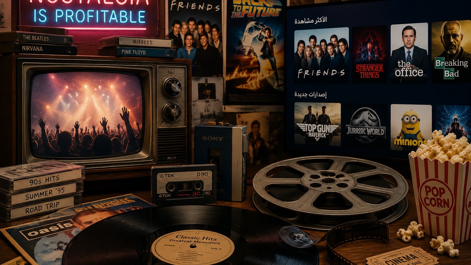 من الموسيقى إلى السينما.. كيف أصبح الحنين إلى الماضي محركاً للنمو في صناعة الترفيه؟ 