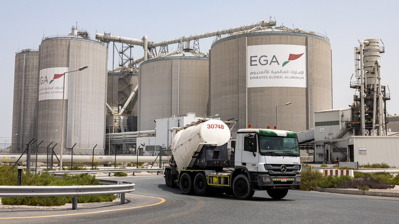 الإمارات العالمية للألمنيوم تعلن تضرر موقع الطويلة في quot;كيزادquot; 